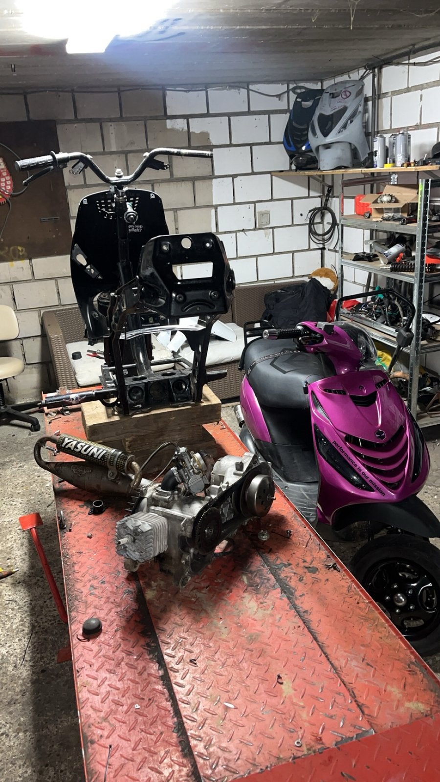 Type 3 mhr team 6 70cc blok, Enlèvement
