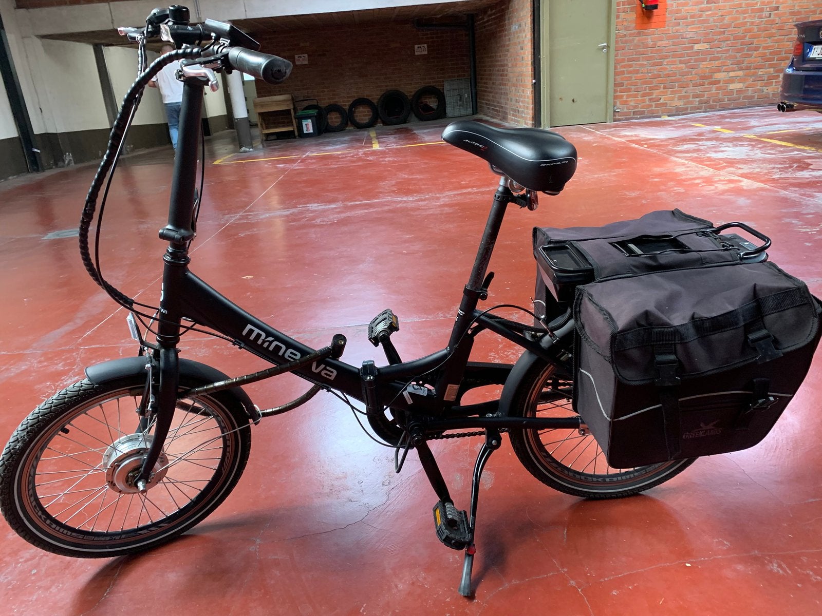 Electrische plooifiets Minerva, Ophalen, Zo goed als nieuw, Totaal opvouwbaar, Overige merken