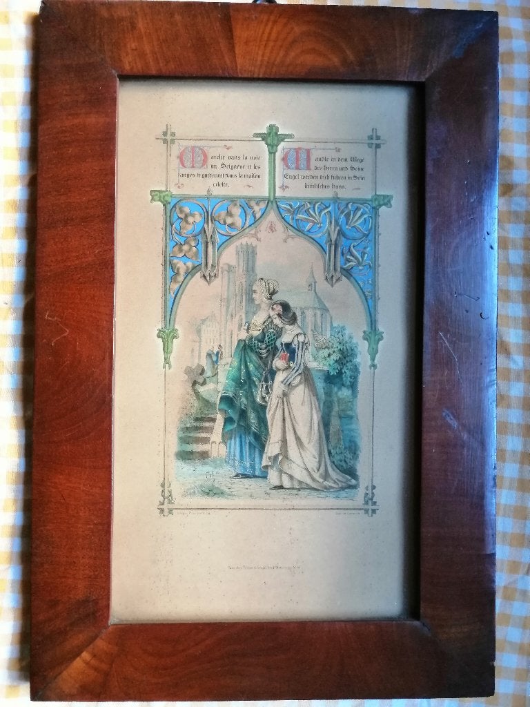 Lithographie religieuse du XIXe siècle, Enlèvement ou Envoi