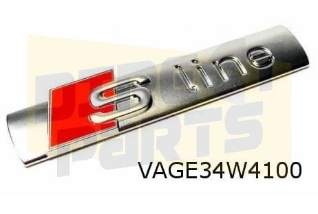 Audi  embleem  ''S-line'' zijkant L/R Origineel!  8N0 853 60, Auto-onderdelen, Carrosserie, Audi, Nieuw, Verzenden