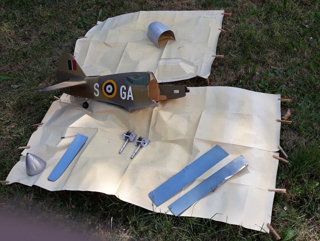 Projet de construction du Brain Taylor P-40E, Enlèvement, Utilisé