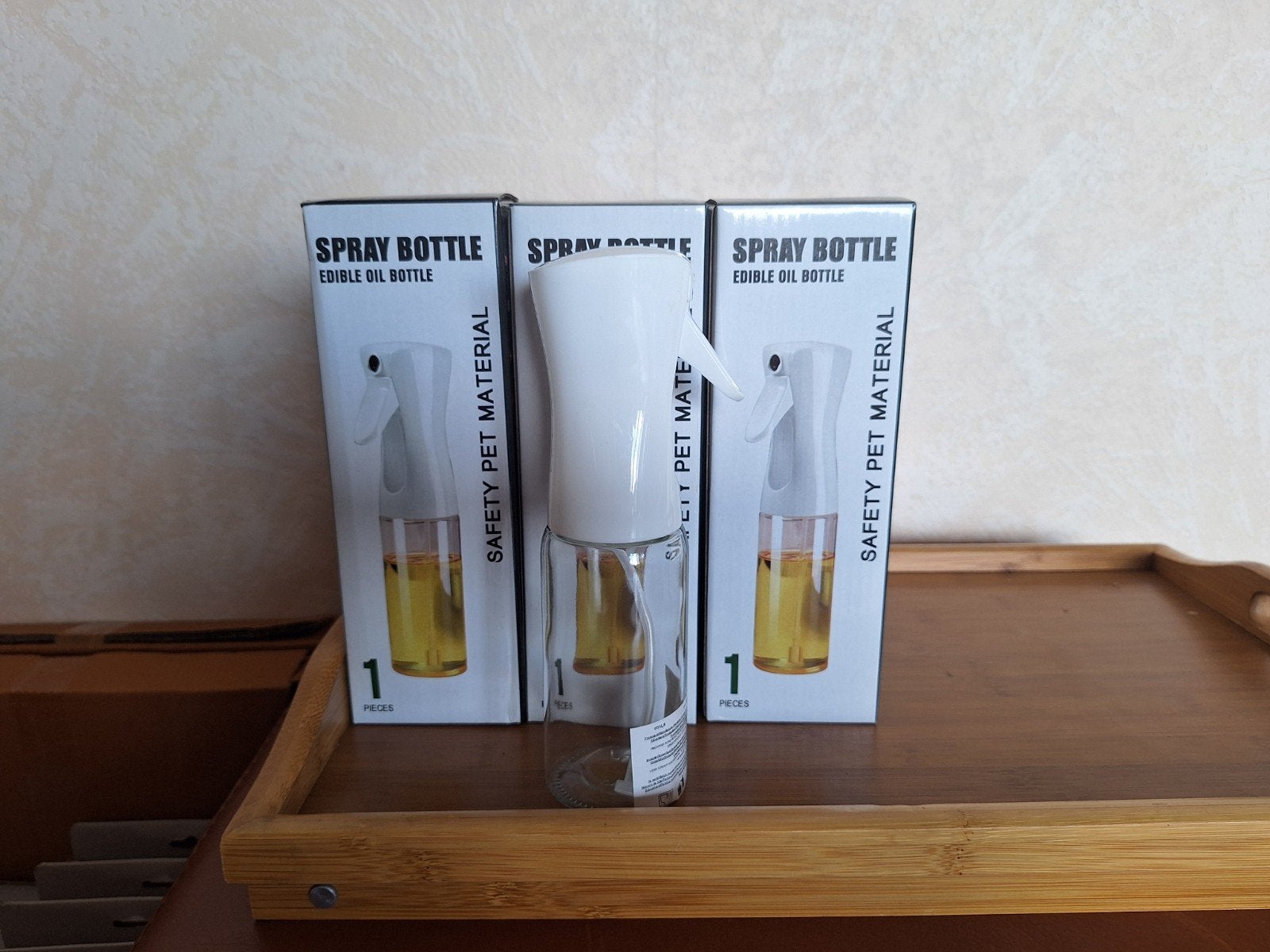 Navulbare Olie Spray Bottle / Vernevelaar Wit - Nieuw, Ophalen, Nieuw, Wit, Overige merken