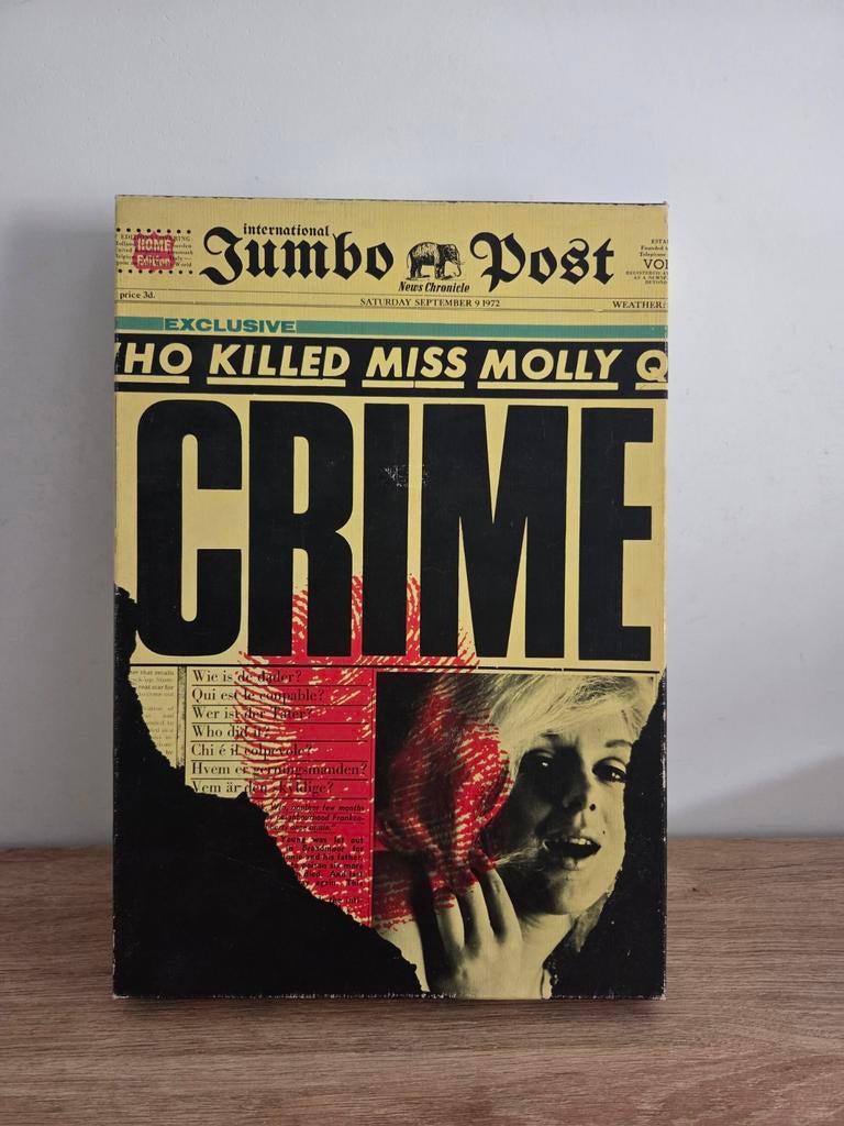 Crime van Jumbo, Hobby en Vrije tijd, Gezelschapsspellen | Bordspellen, Ophalen of Verzenden
