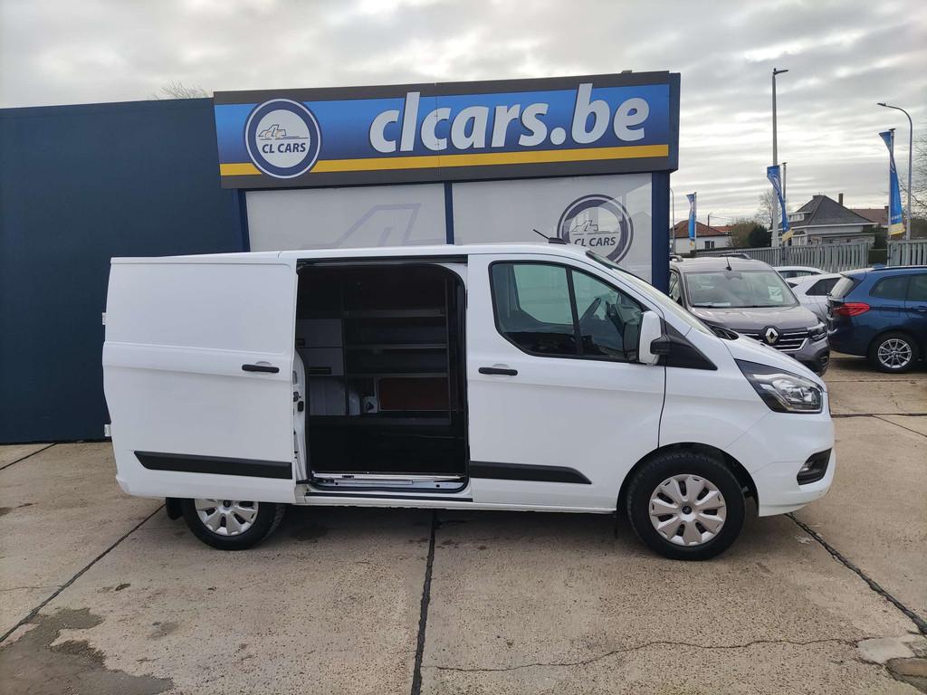 Ford Transit Custom 2.0 TDCi/Hybrid/L1H1(EU6.2)/Navi/Cam/Cc/, Auto's, Bestelwagens en Lichte vracht, Bluetooth, Gebruikt, Euro 6