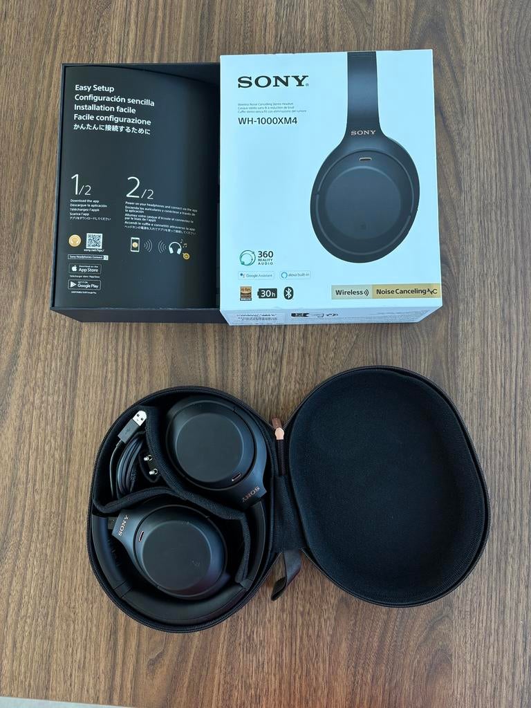 Casque Sony WH-1000XM4, Audio, Tv en Foto, Hoofdtelefoons, Ophalen, Zo goed als nieuw, Sony, Bluetooth