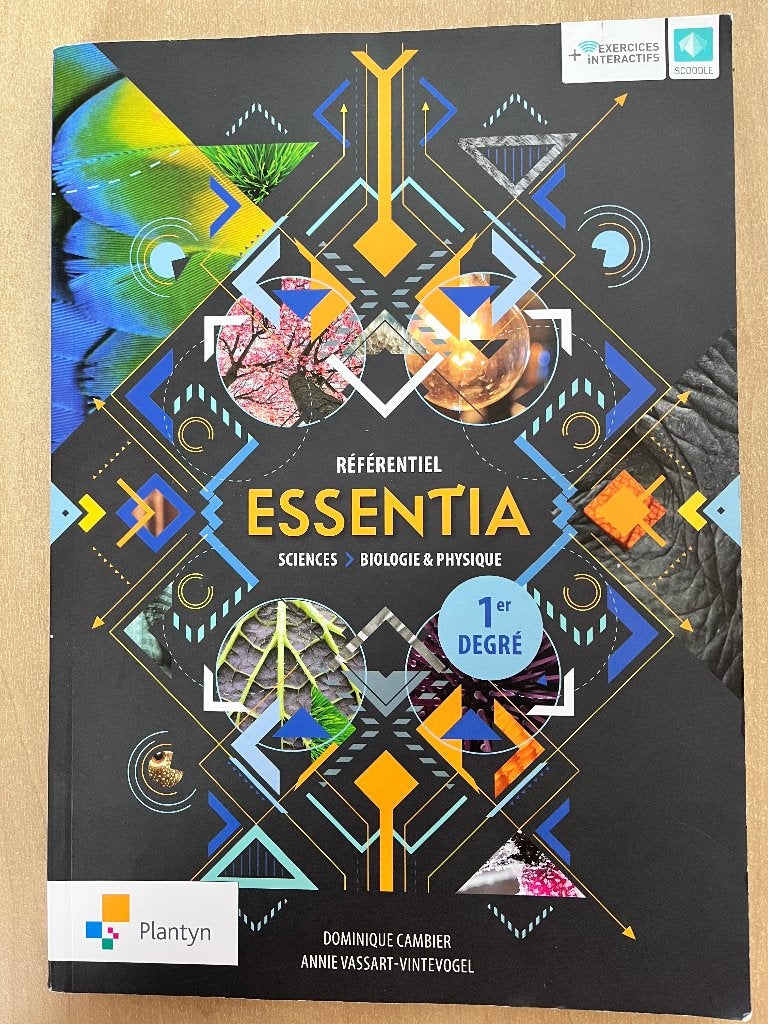 Essentia Referentiel Scientes Biologie & Physique 1 degre, Sciences sociales, Enlèvement ou Envoi, Plantyn, Comme neuf