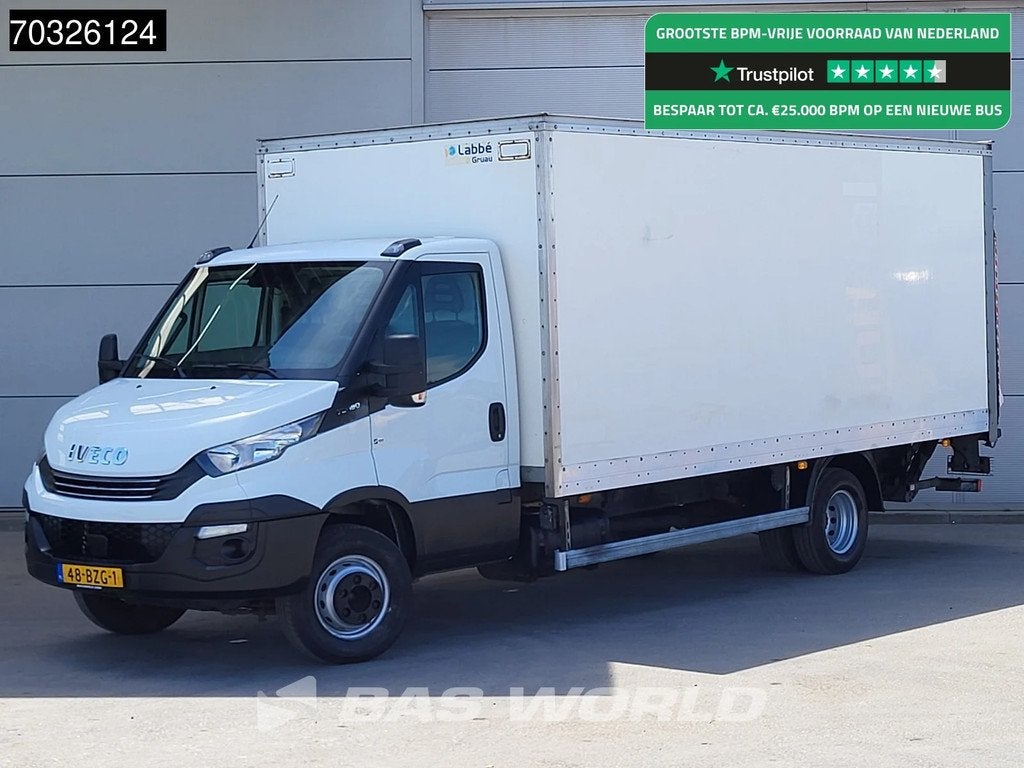 Iveco Daily 72C18 3.0L Automaat 1000KG Laadklep Zijdeur Dubb, Auto's, Bestelwagens en Lichte vracht, Automaat, 4205 kg, Stof, Gebruikt
