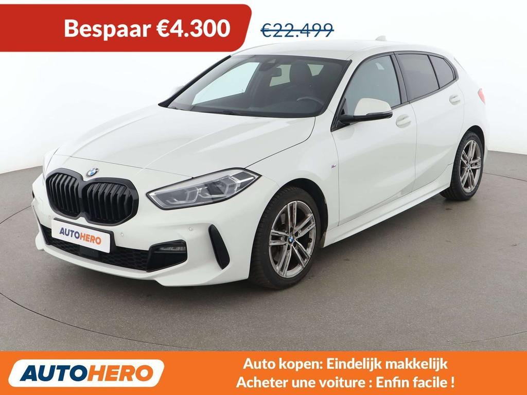 BMW 1 Serie 118 118d M Sport (bj 2020, automaat), Auto's, 1 Reeks, Wit, 5 deurs, 150 pk