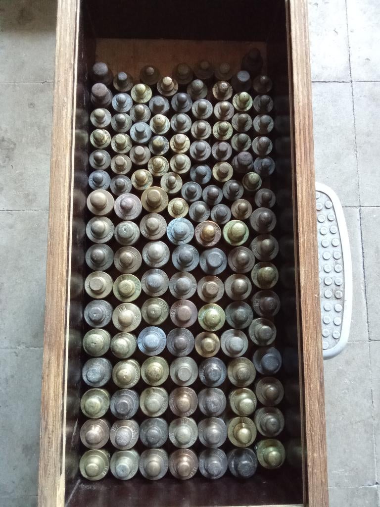 Weegschaal gewichten van 1gr tot 500gr, Antiek en Kunst, Ophalen of Verzenden