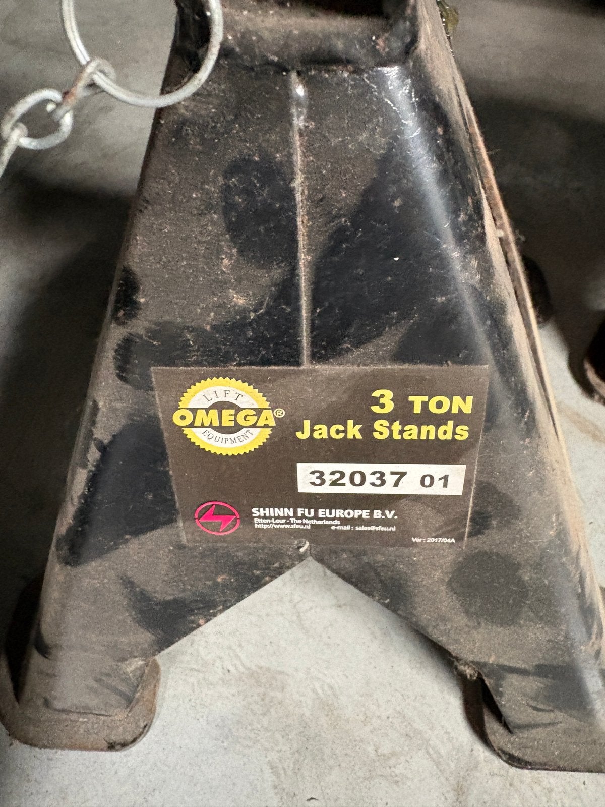 Professionele Omega assteunen 3 ton – set van 2, Ophalen, Zo goed als nieuw