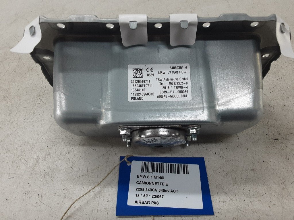AIRBAG PASSAGER BMW 1 serie (F20) (34089354H), Utilisé, BMW, Petuelring 130
80809  München, DE, Bayerische Motoren Werke AG