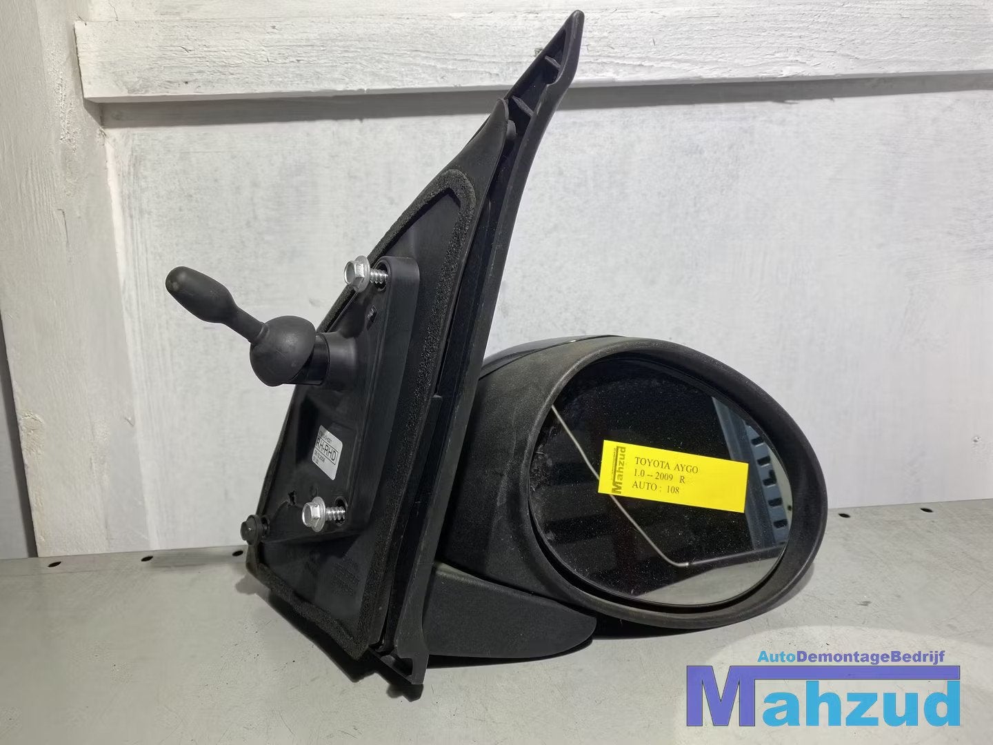 TOYOTA AYGO C1 107 Zwart rechts spiegel buitenspiegel 05-14, Auto-onderdelen, Info@toyota.co.jp, Gebruikt, Toyota Motor Corporation