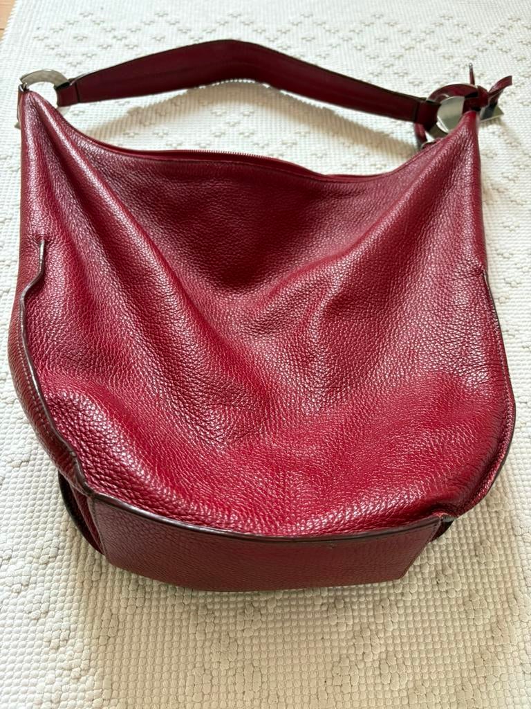 Rode Furla tas, Handtassen en Accessoires, Tassen | Damestassen, Ophalen of Verzenden, Gebruikt, Rood, Schoudertasje