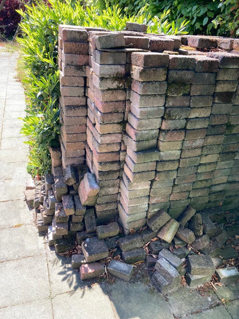 Betonklinkers, Ophalen, Gebruikt, Klinkers, 10 m² of meer