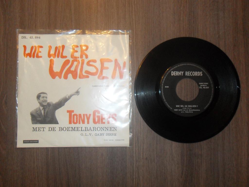 Tony Geys - Wie wil er walsen, Ophalen of Verzenden, Gebruikt, 7 inch, Levenslied of Smartlap