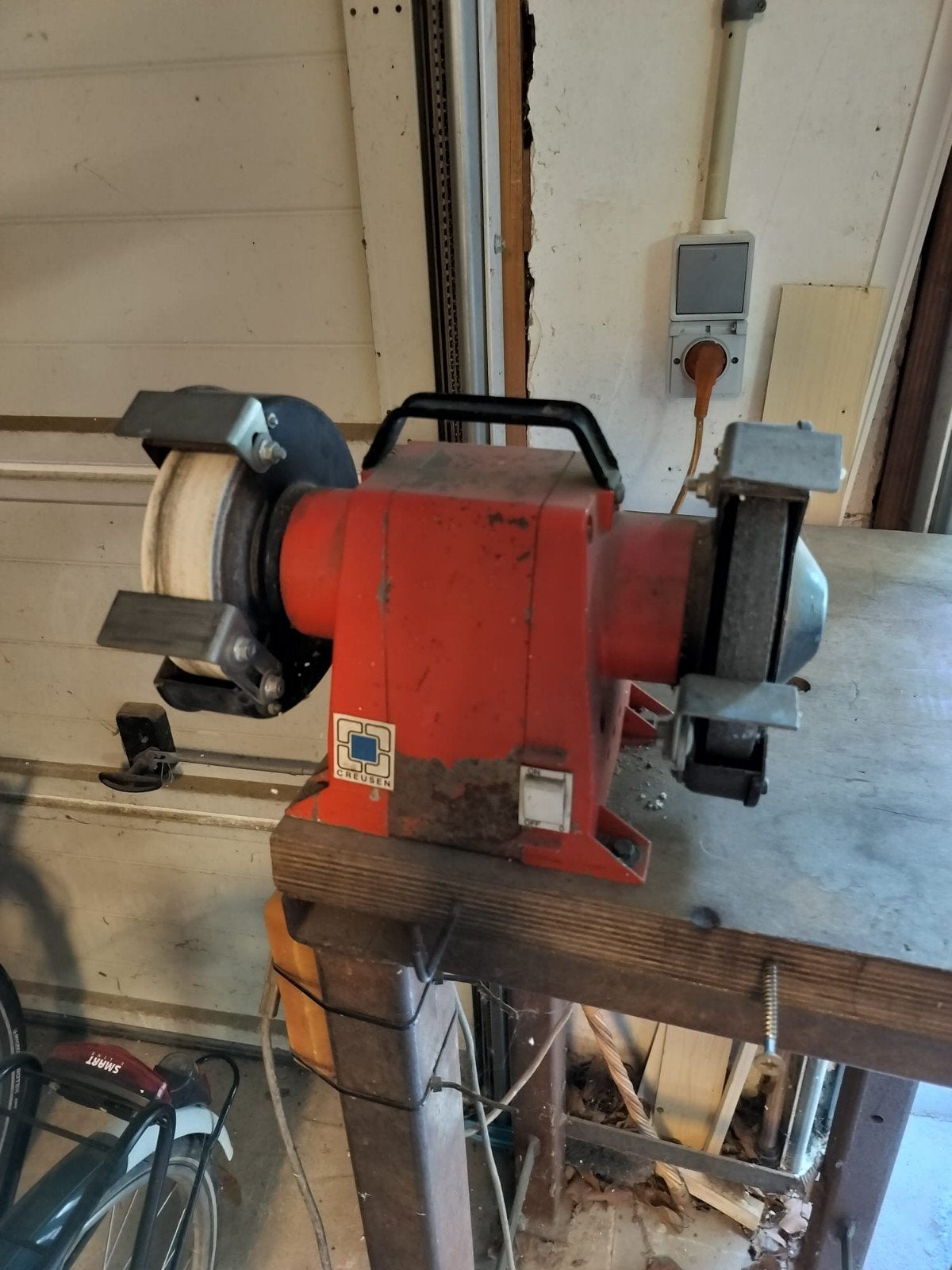 Creusen DS7150TS werkbankslijpmachine, Ophalen, Werkbankslijpmachine