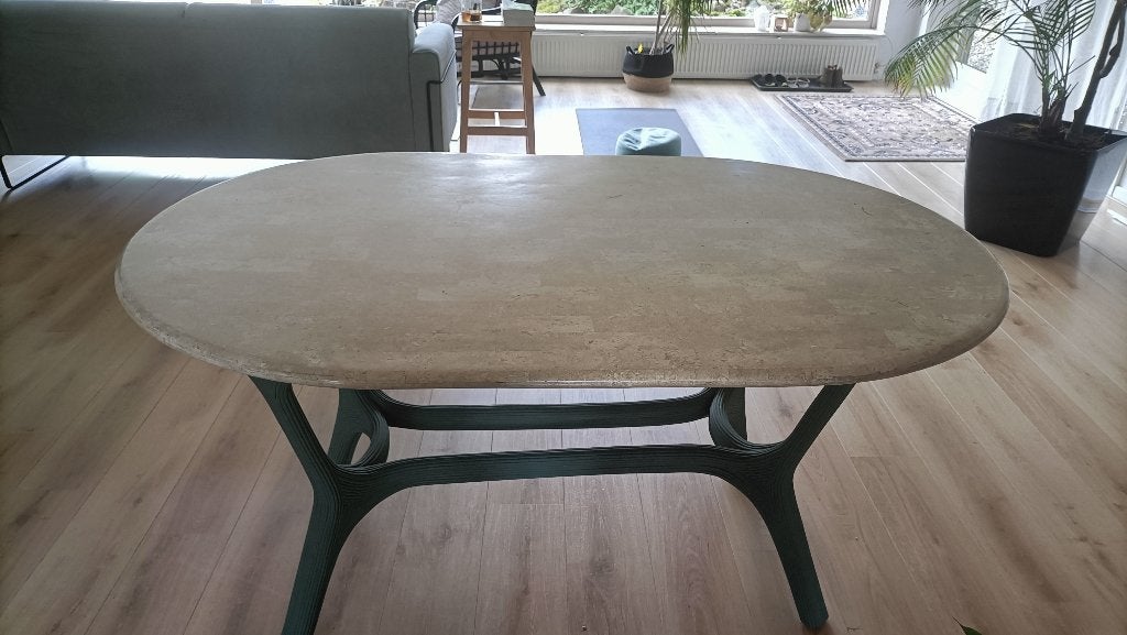 Tafel, Ophalen, 50 tot 100 cm, Zo goed als nieuw, Vijf personen of meer
