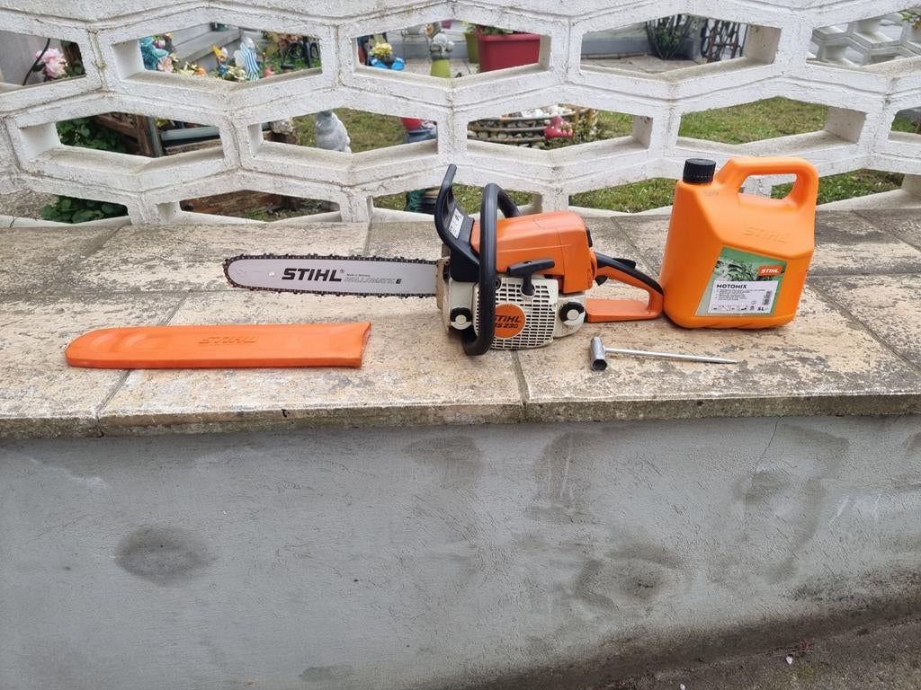 Stihl ms230C, Ophalen