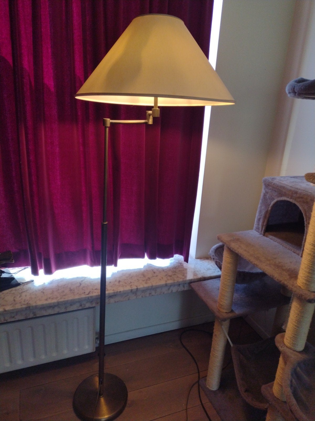 staande schemerlamp/vloerlamp, Huis en Inrichting, Lampen | Vloerlampen, Ophalen