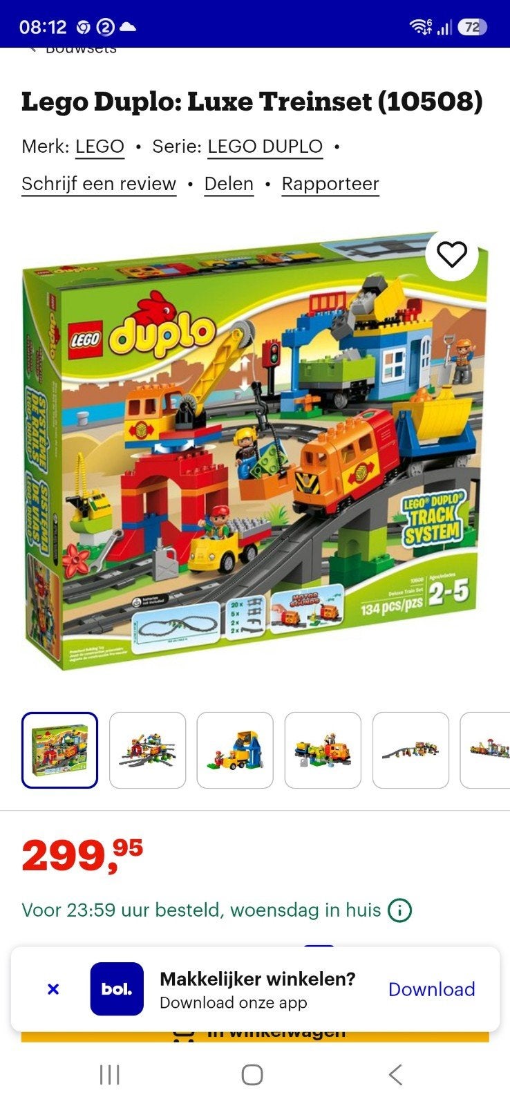 groot lot lego duplo, Ophalen of Verzenden, Duplo