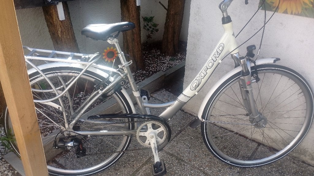 Oxford Damesfiets 28" (Maat 45) - NIEUWE Banden!, Fietsen en Brommers, Gebruikt, Velgrem, Versnellingen, Minder dan 47 cm