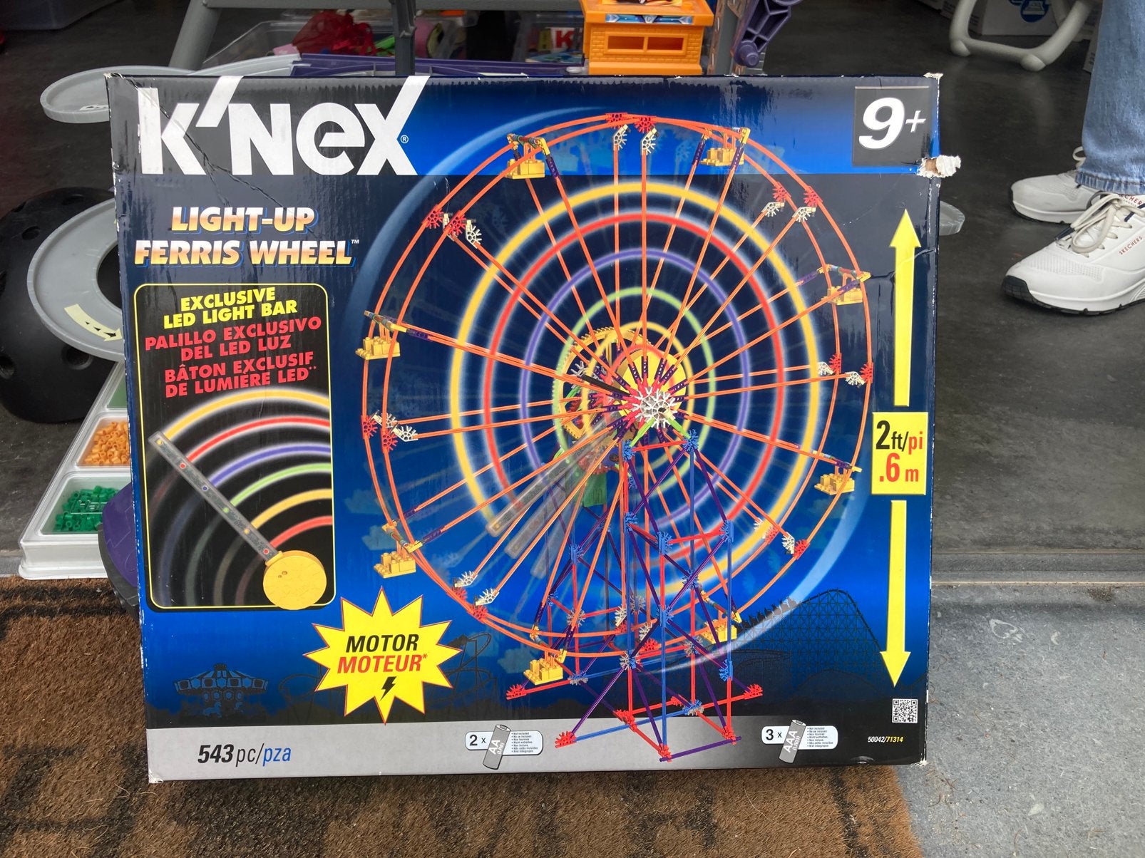 Knex reuzenrad, Ophalen, Zo goed als nieuw, K'nex