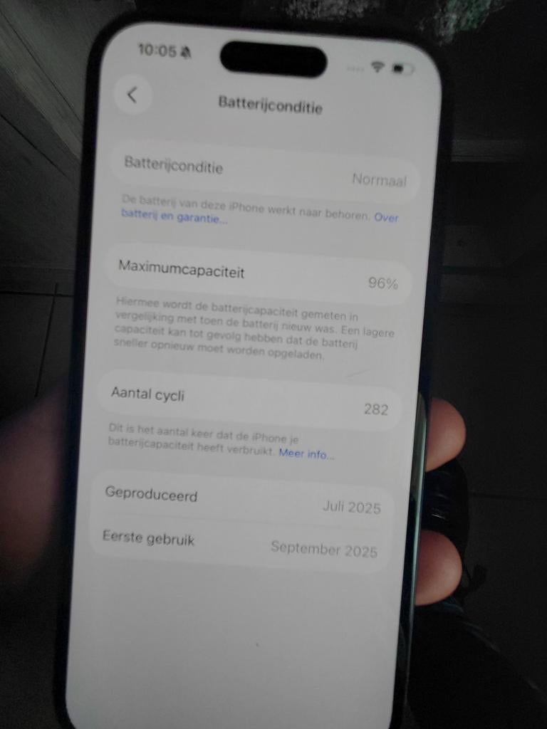 Iphone 16 zwart 128g  paar keer gebruikt bestelbon is er bij, Avec abonnement, 128 GB, IPhone 16, Enlèvement