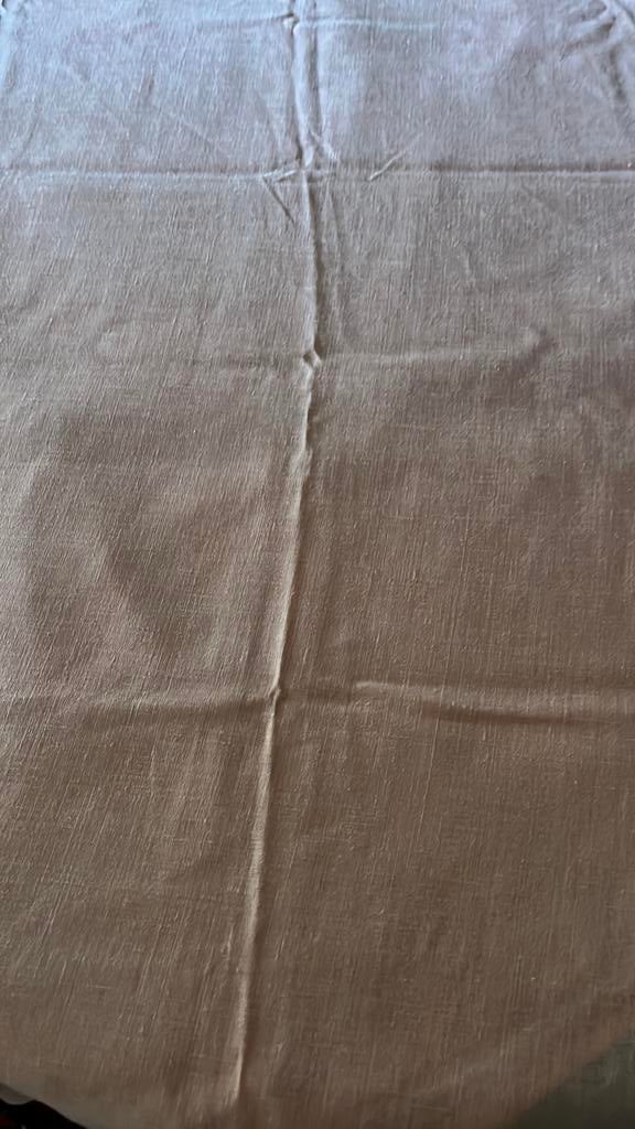 Tafelkleed  ovaal zalmkleur, Huis en Inrichting, Ophalen, Zo goed als nieuw, Ovaal