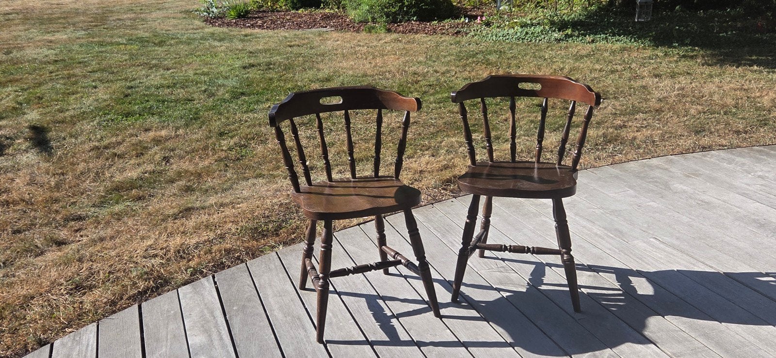 Chaises type western = 4 pièces, Enlèvement