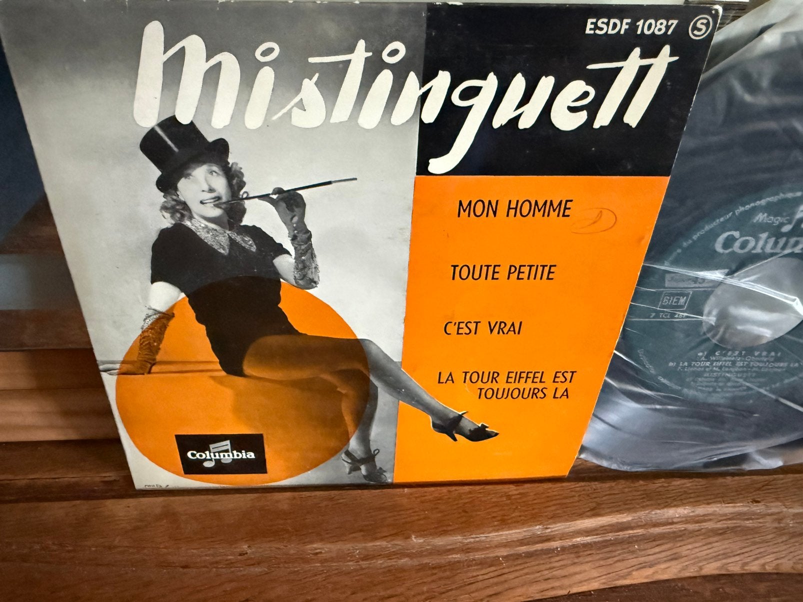 Mon Homme - Toute Petite - C’est Vrai - La Tour Effel Est La, 7 inch, Ophalen of Verzenden, Zo goed als nieuw, EP