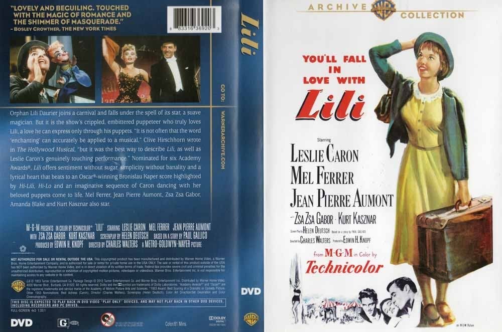 Lili 1953 DVD met Leslie Caron, Mel Ferrer, Zsa Gabor, Ophalen of Verzenden