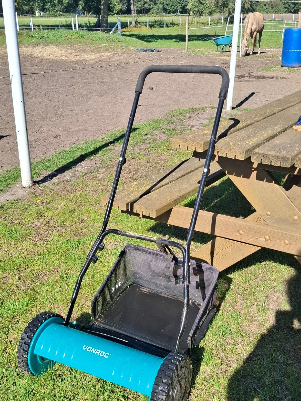 grasmaaier paar x gerbuikt (kooimaaier), Tuin en Terras, Ophalen of Verzenden