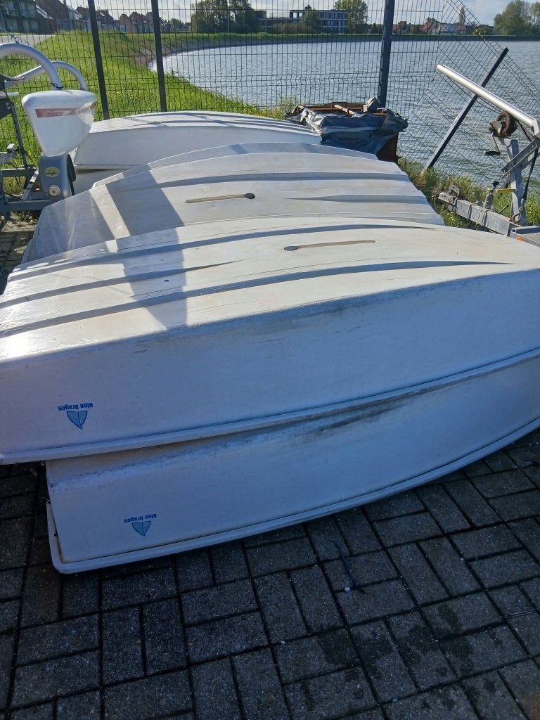 optimist bootjes  zonder tuigage, Watersport en Boten, Optimist, Ophalen, Gebruikt, Polyethyleen