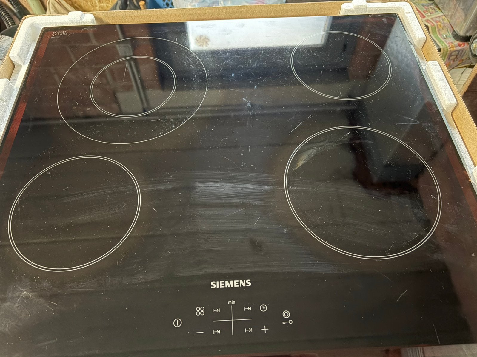 Siemens vitrokeramische kookplaat, Electroménager, Tables de cuisson, Enlèvement, Comme neuf