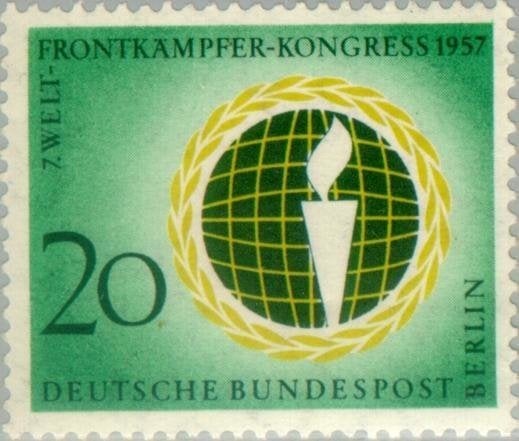 Y&T 157 - Michel 177 - 1957-Berlijn - postfris met plakker X, Timbres & Monnaies, Enlèvement ou Envoi, RFA, Non oblitéré