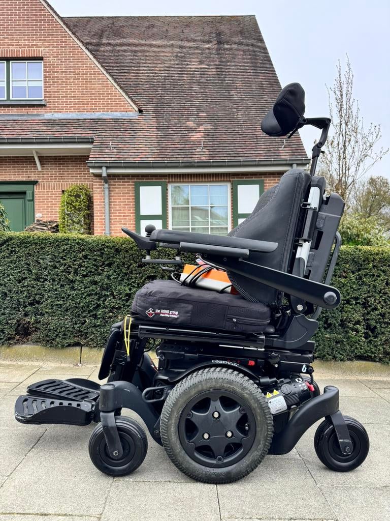 quickie Q500M electrische rolstoel 6wiel Invalide rolwagen, Ophalen of Verzenden, Inklapbaar, Zo goed als nieuw, Elektrische rolstoel