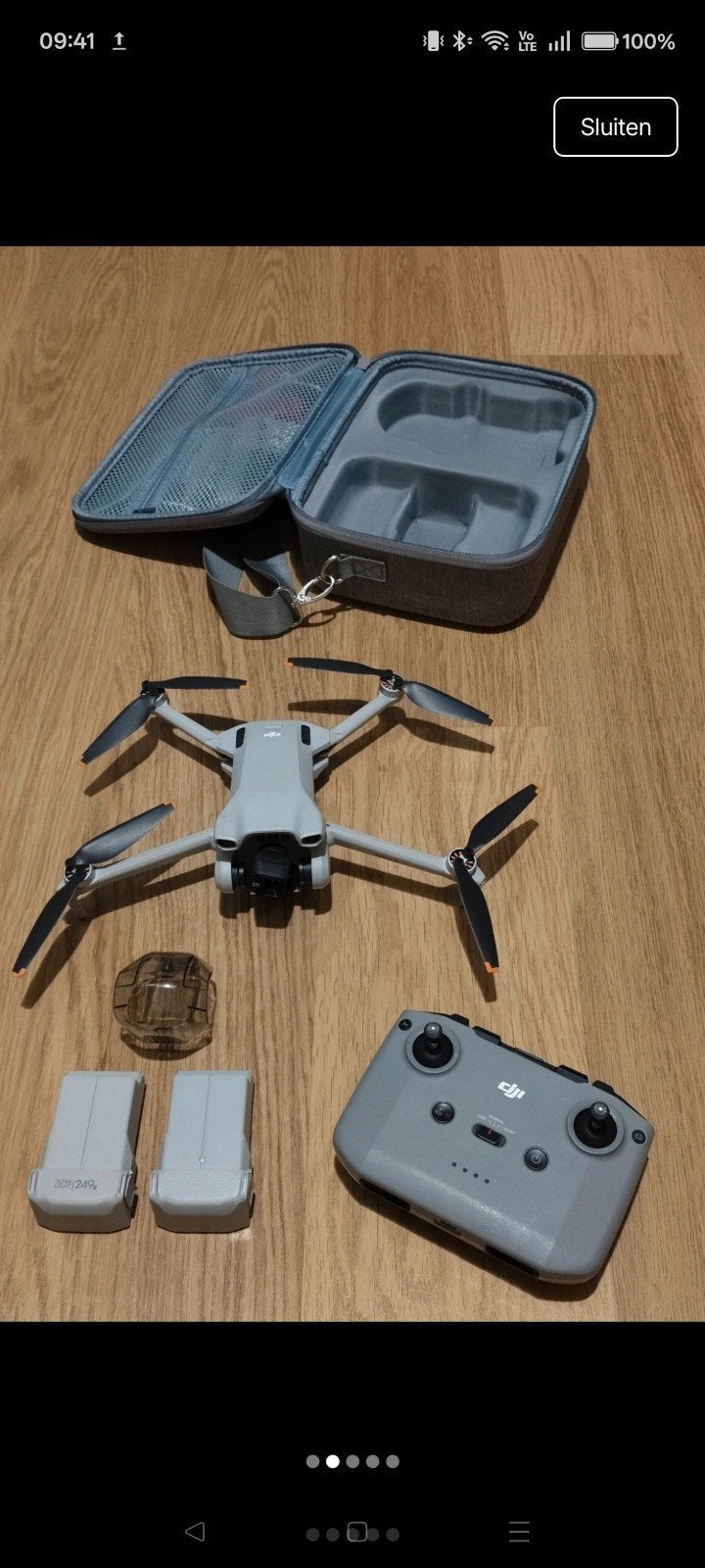 DJI mini 3, 30 tot 45 minuten, 5 tot 10 kilometer, Ophalen of Verzenden, Zo goed als nieuw
