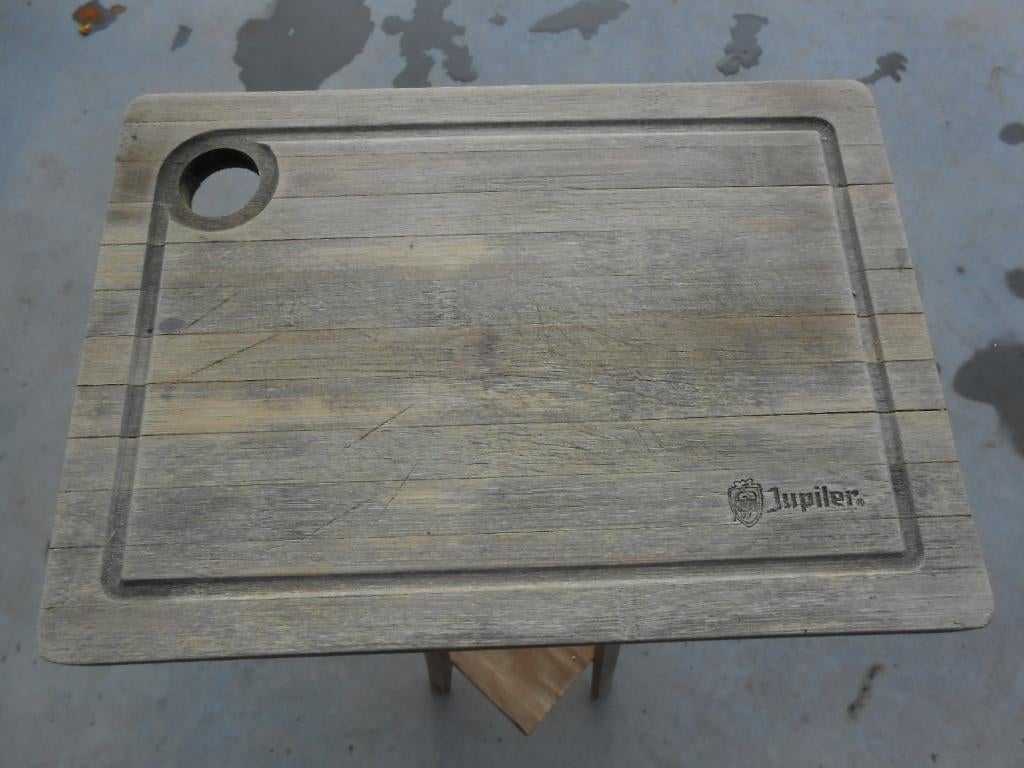 snijplank hout Jupiler 35 x 25 x 1,8, Ophalen of Verzenden, Gebruikt, Overige typen, Jupiler