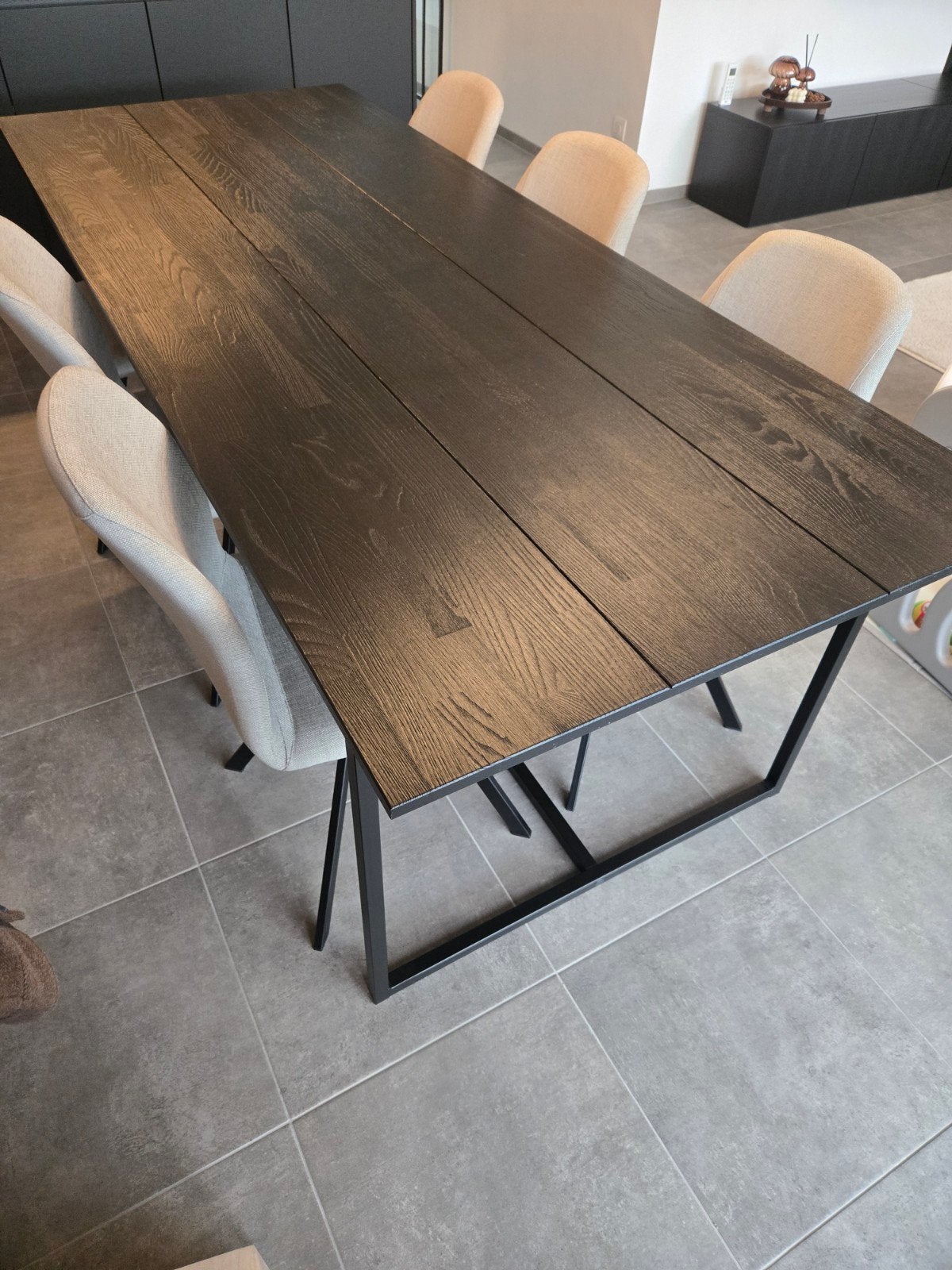 Zwarte tafel 220cm, Enlèvement