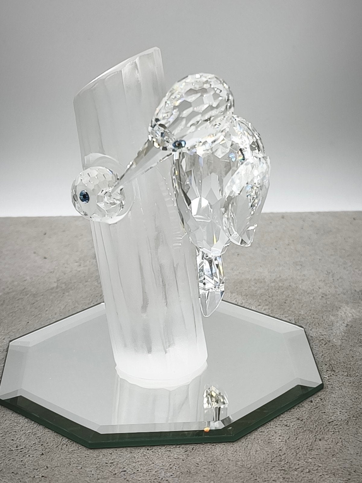 Swarovski 2de jaarstuk De Spechten met originele spiegel., Verzamelen, Ophalen of Verzenden