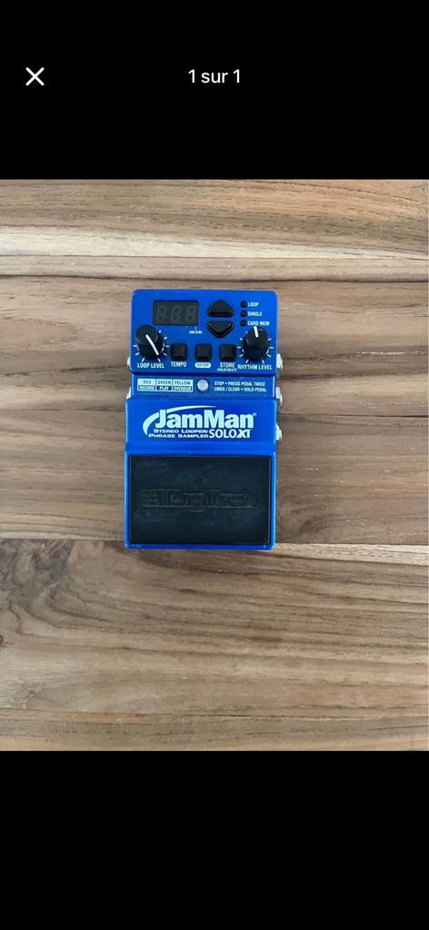 Pédale de looper Jamman solo XT, Musique & Instruments, Utilisé
