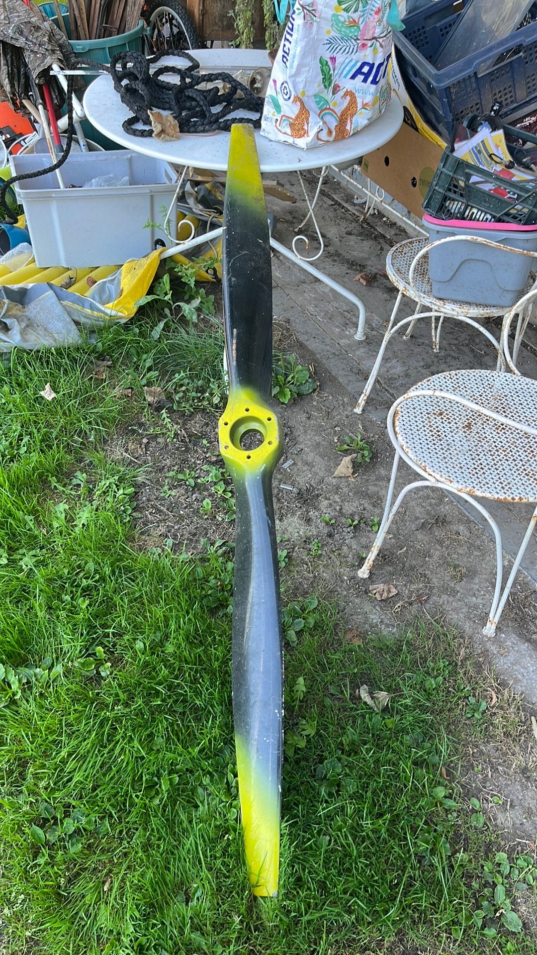 Metalen vliegtuigpropeller, Antiek en Kunst, Ophalen