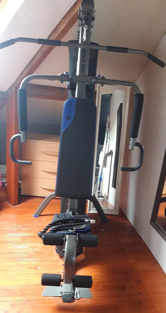 Machine de Musculation DOMYOS HG COMPACT, Sport en Fitness, Fitnessapparatuur, Ophalen, Overige typen, Zo goed als nieuw, Metaal