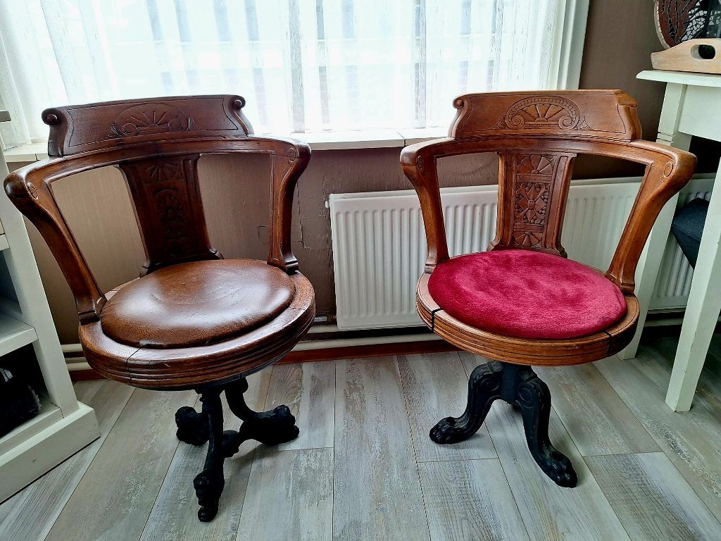 Scheepsstoelen  125 jaar oud, Antiek en Kunst, Ophalen