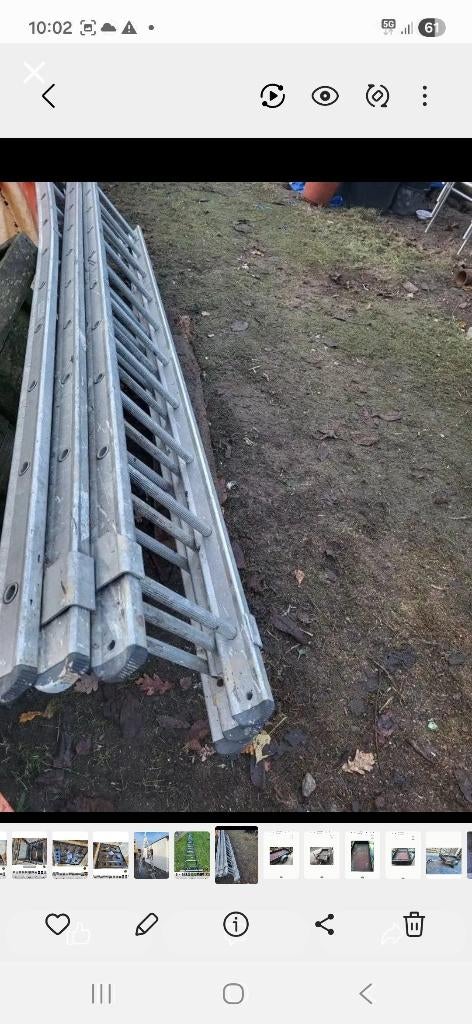 Alu ladder 3x10, Auto-onderdelen, Ophalen