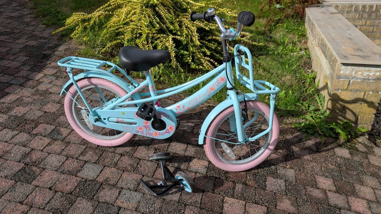 Vélo fille SuperSuper Lola 16 pouces - Frein rétropédalage, Enlèvement, Frein à rétropédalage, 16 pouces