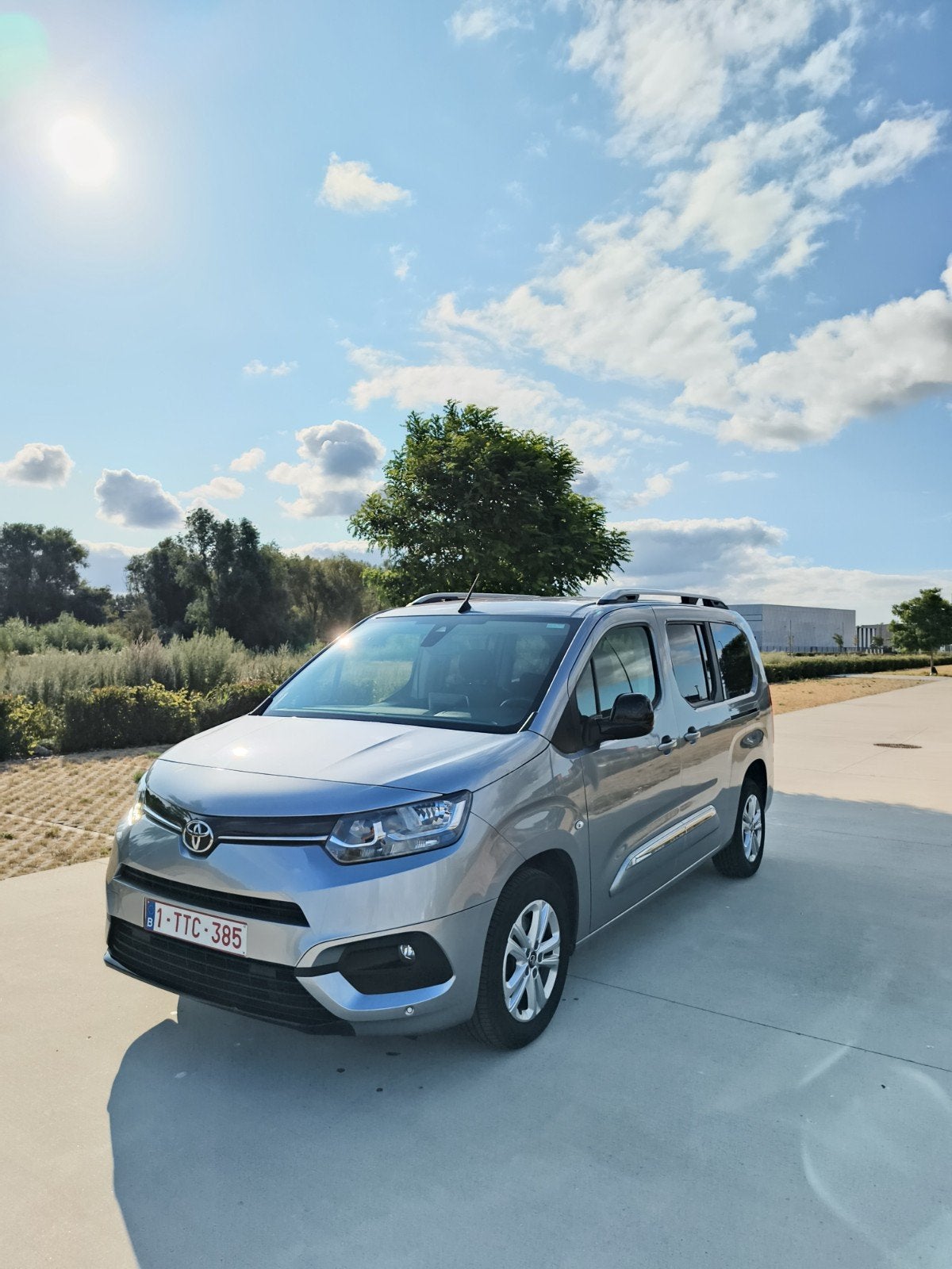 À vendre : Toyota Proace City Verso 1.2 Turbo — Automaat — 7, Autos, Argent ou Gris, Achat, Euro 6, 7 places