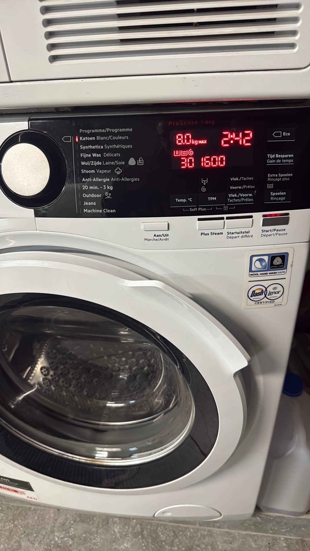 AEG lavamat 7000 prosteam 8kg wasmachine, Enlèvement, Comme neuf
