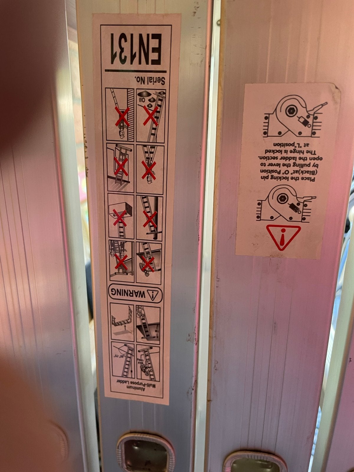 Vouwladder, Doe-het-zelf en Bouw, Ladders en Trappen, Ophalen
