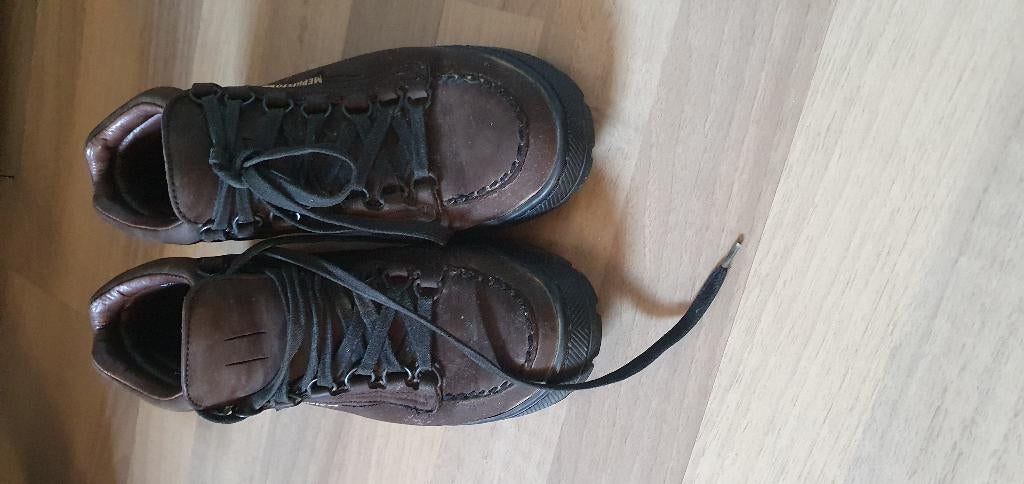Bruine wandelschoenen Mephisto, Mephisto, Bruin, Gedragen, Wandelschoenen